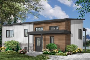 Contemporary Exterior - Front Elevation Plan #23-2315
