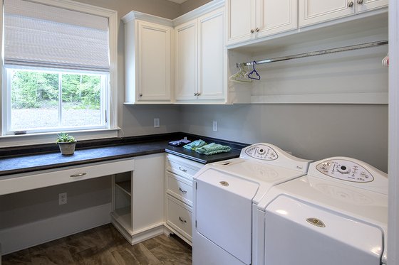 Interior - Laundry for European House Plan #929-855 - 5 bed, 4 bath