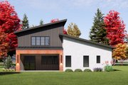 Modern Style House Plan - 4 Beds 3.5 Baths 2410 Sq/Ft Plan #1096-178 Exterior 