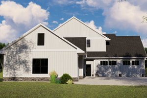 Exterior - Front Elevation 3 for Farmhouse House Plan #1064-99 - 5 bed, 4.5 bath