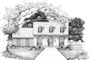 Country Style House Plan - 4 Beds 2 Baths 1791 Sq/Ft Plan #36-329 