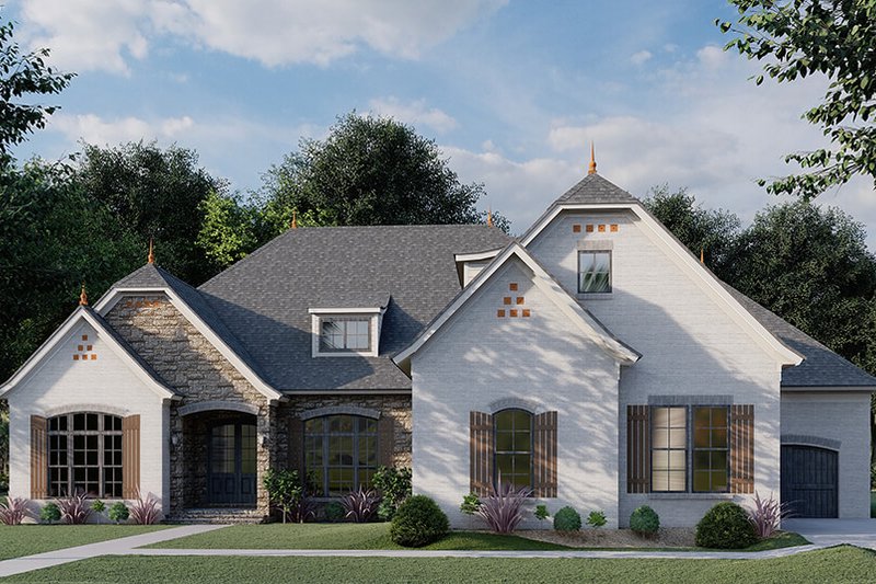 Ranch Style House Plan - 2 Beds 2.5 Baths 2409 Sq/Ft Plan #923-94