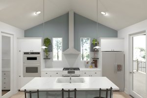 Interior - Kitchen for Modern House Plan #49-291 - 4 bed, 3.5 bath