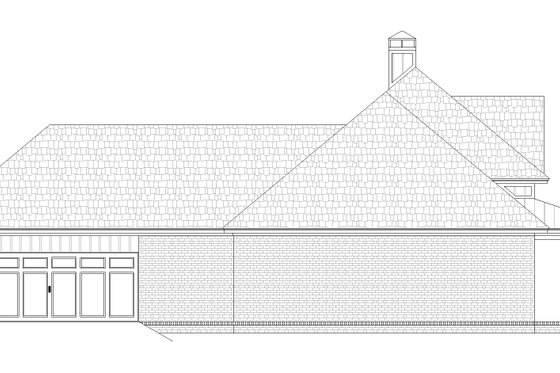 Exterior - Other Elevation for Farmhouse House Plan #45-636 - 3 bed, 2.5 bath