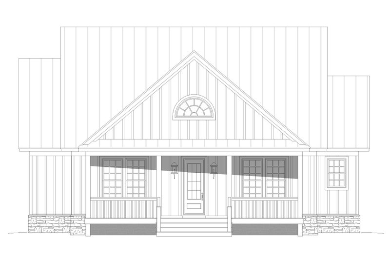 Dream House Plan - Exterior - Front Elevation 3 for Traditional House Plan #932-437 - 3 bed, 3 bath