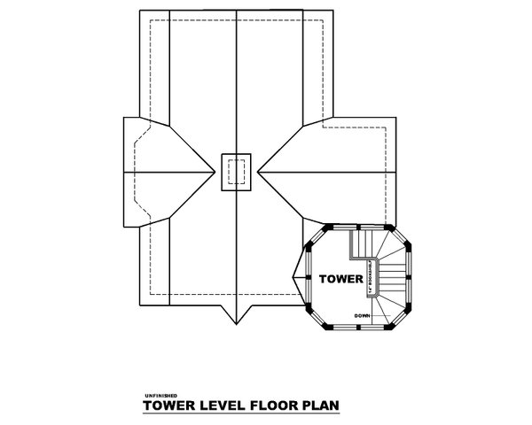 Architectural House Design - Barndominium Floor Plan - Upper Floor Plan #117-1073