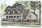 Country Style House Plan - 3 Beds 2.5 Baths 2025 Sq/Ft Plan #17-410 