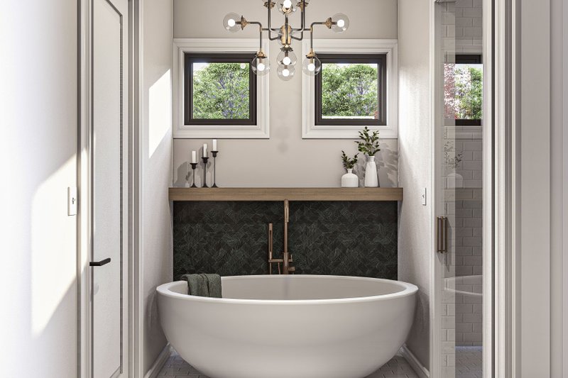 Architectural House Design - Interior - Bathroom 1 for Modern House Plan #455-496 - 3 bed, 2.5 bath