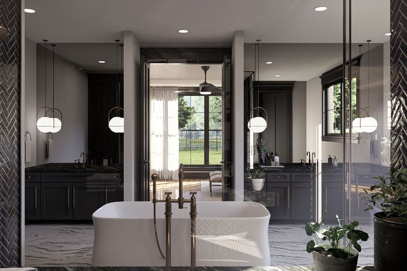 Dream House Plan - Interior - Master Bathroom for Colonial House Plan #455-388 - 5 bed, 4.5 bath
