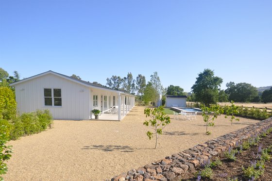 Exterior - Front Elevation 3 for Ranch House Plan #888-2 - 2 bed, 2 bath