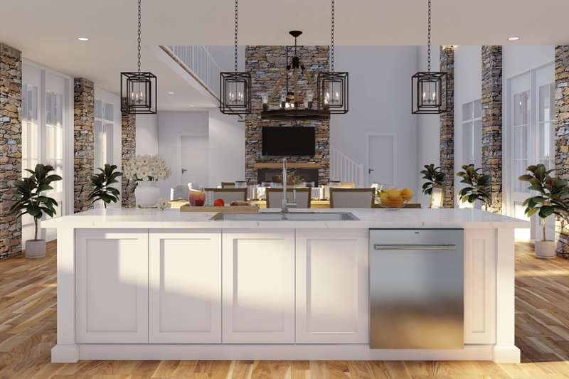 House Plan Design - Interior - Kitchen for Craftsman House Plan #17-3419 - 3 bed, 3 bath