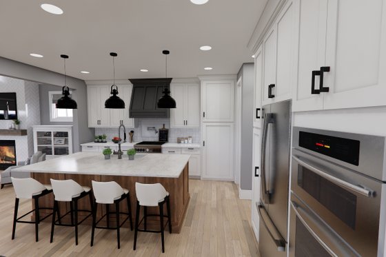 Interior - Kitchen 2 for Farmhouse House Plan #51-1251 - 3 bed, 3.5 bath