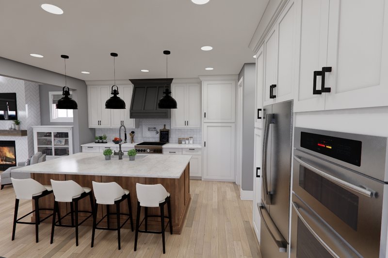 Dream House Plan - Interior - Kitchen 2 for Farmhouse House Plan #51-1251 - 3 bed, 3.5 bath