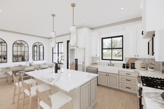 Interior - Kitchen 1 for Farmhouse House Plan #1074-72 - 4 bed, 2 bath