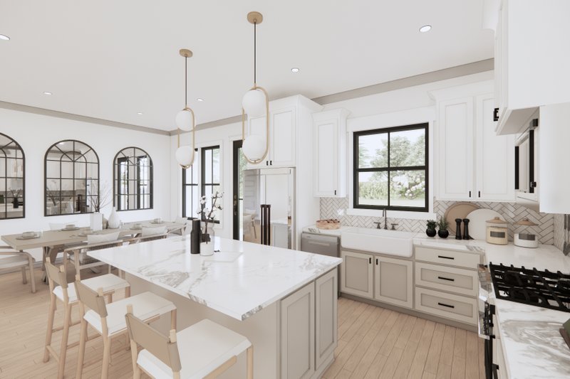 Architectural House Design - Interior - Kitchen 1 for Farmhouse House Plan #1074-72 - 4 bed, 2 bath