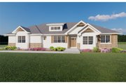 Ranch Style House Plan - 3 Beds 2.5 Baths 1772 Sq/Ft Plan #126-186 