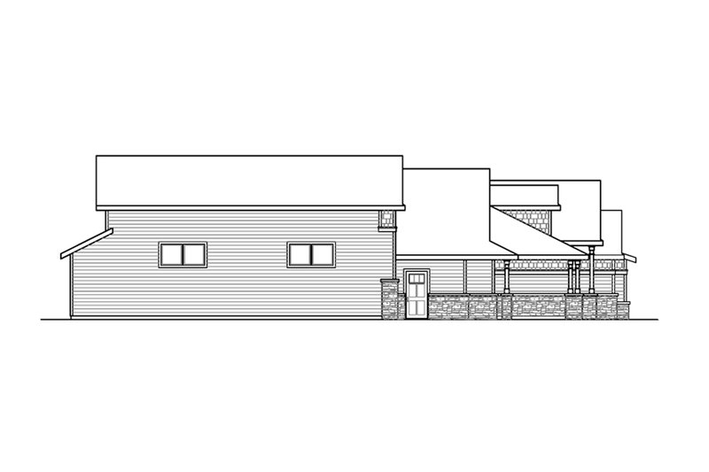 Dream House Plan - Exterior - Other Elevation for Craftsman House Plan #124-1238 - 3 bed, 3 bath