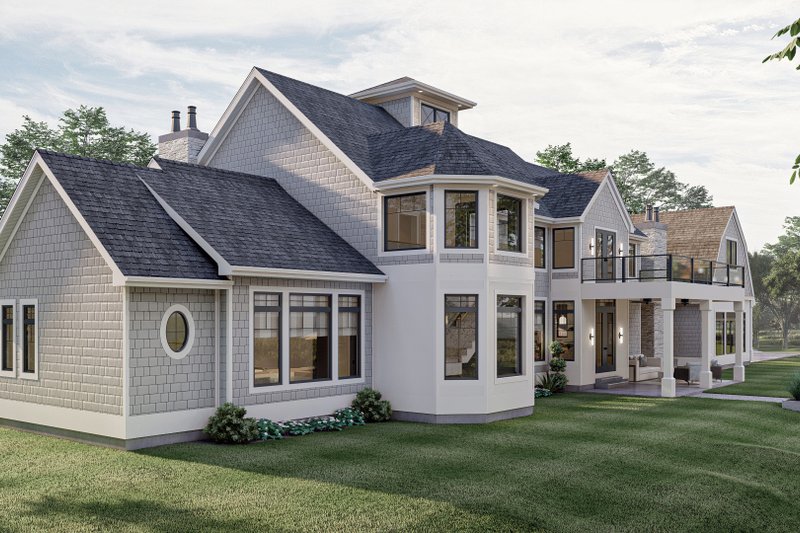 House Plan Design - Exterior - Other Elevation 2 for Farmhouse House Plan #455-710 - 4 bed, 4 bath