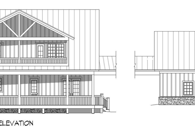 Dream House Plan - Exterior - Rear Elevation for Country House Plan #932-650 - 3 bed, 3.5 bath