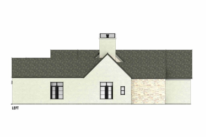 House Design - Exterior - Other Elevation for Modern House Plan #1096-28 - 4 bed, 4.5 bath