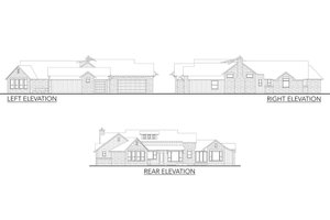 Exterior - Other Elevation 2 for European House Plan #80-177 - 4 bed, 3 bath