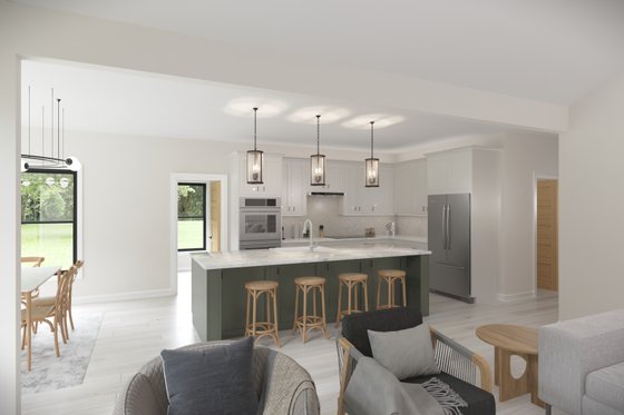 Interior - Kitchen for Farmhouse House Plan #1089-49 - 3 bed, 4.5 bath