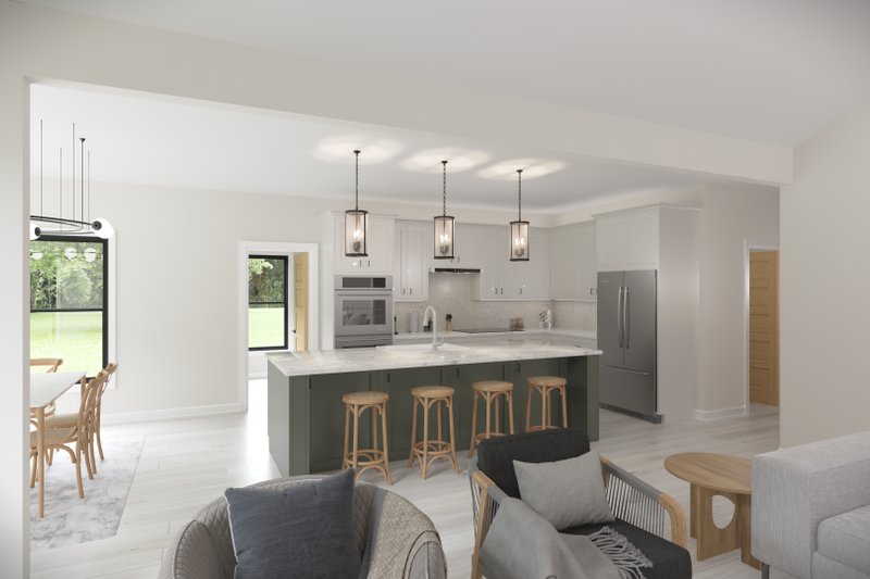 House Blueprint - Interior - Kitchen for Farmhouse House Plan #1089-49 - 3 bed, 4.5 bath