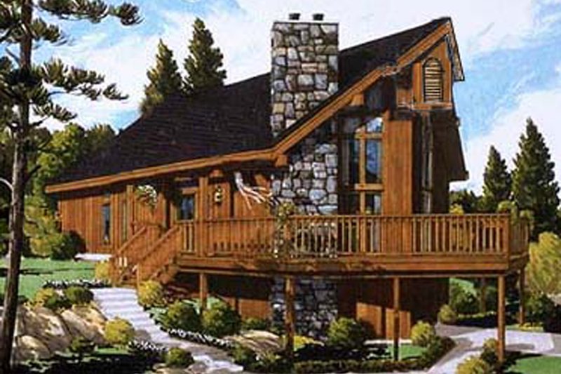 Dream House Plan - Contemporary Exterior - Front Elevation Plan #3-240
