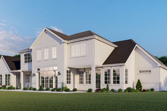 Exterior - Other Elevation 5 for Southern House Plan #1092-60 - 4 bed, 3.5 bath