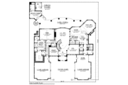 Mediterranean Style House Plan - 4 Beds 7.5 Baths 7159 Sq/Ft Plan #70-962 