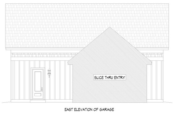 Exterior - Other Elevation 4 for Farmhouse House Plan #932-1159 - 3 bed, 4 bath