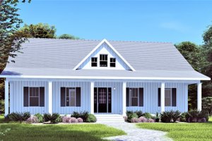 Traditional Exterior - Front Elevation Plan #44-250
