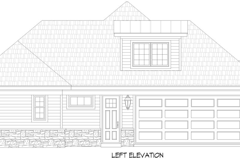 Home Plan - Exterior - Other Elevation for Country House Plan #932-1200 - 3 bed, 2.5 bath