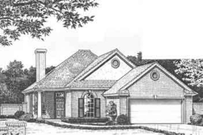 Traditional Style House Plan - 2 Beds 2 Baths 1604 Sq/Ft Plan #310-478