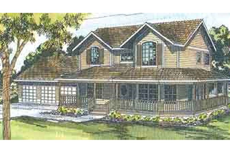 Home Plan - Exterior - Other Elevation for Farmhouse House Plan #124-407 - 4 bed, 3.5 bath