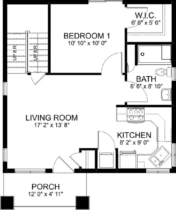 Dream House Plan - Bungalow Floor Plan - Main Floor Plan #126-270