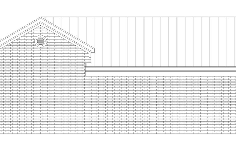 Architectural House Design - Exterior - Rear Elevation for Country House Plan #932-73, 0 bath