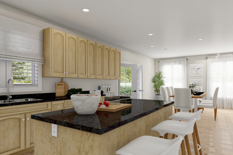 Architectural House Design - Interior - Kitchen for Traditional House Plan #1060-15 - 4 bed, 3.5 bath