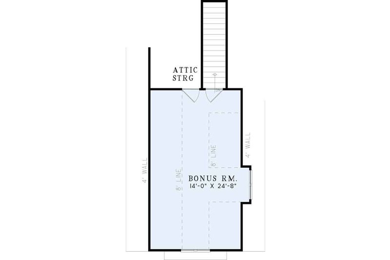 Architectural House Design - Floor Plan - Other Floor for European House Plan #17-3466 - 4 bed, 3 bath