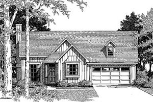 Country Exterior - Front Elevation Plan #41-106