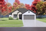Traditional Style House Plan - 3 Beds 2 Baths 1326 Sq/Ft Plan #1096-119 