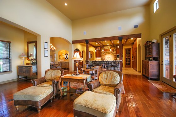 Interior - Family Room 2 for Prairie House Plan #80-211 - 4 bed, 4 bath