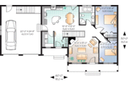 Farmhouse Style House Plan - 2 Beds 1 Baths 1073 Sq/Ft Plan #23-642 