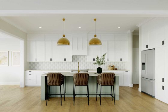 Interior - Kitchen for Tudor House Plan #1079-7 - 5 bed, 4 bath