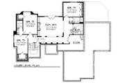 European Style House Plan - 4 Beds 3.5 Baths 3605 Sq/Ft Plan #70-884 