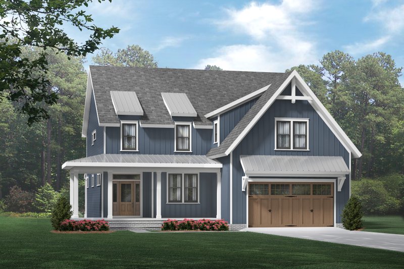 Dream House Plan - Exterior - Front Elevation 4 for Country House Plan #1080-3 - 4 bed, 3.5 bath
