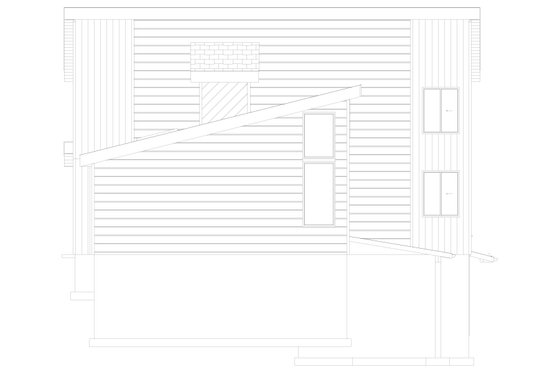 Exterior - Other Elevation 3 for Modern House Plan #1060-236 - 4 bed, 4 bath