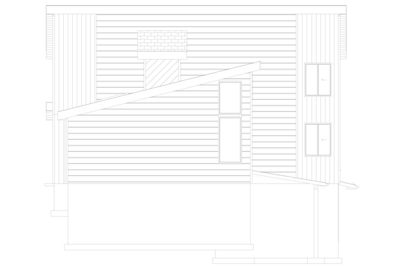 Home Plan - Exterior - Other Elevation 3 for Modern House Plan #1060-236 - 4 bed, 4 bath
