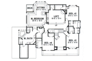 European Style House Plan - 4 Beds 3.5 Baths 4586 Sq/Ft Plan #67-625 