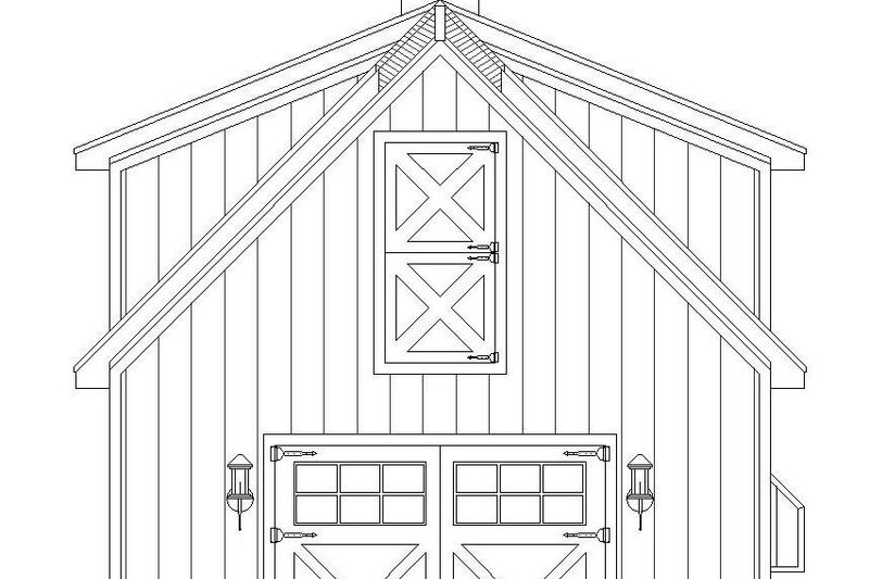 Dream House Plan - Exterior - Front Elevation 3 for Farmhouse House Plan #932-323, 0 bath